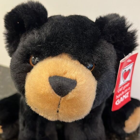 Ganz Black Bear-Leo. Size 13”. NWT - Picture 2 of 12